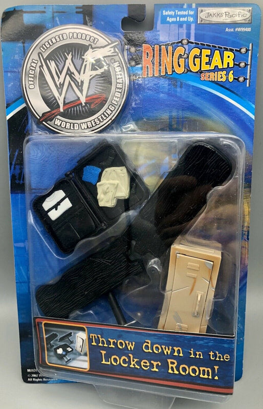 2002 WWF Jakks Pacific Ring Gear Series 6: Throw Down In the Locker Room!