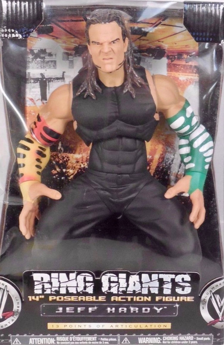 2007 WWE Jakks Pacific Ring Giants Series 10 Jeff Hardy