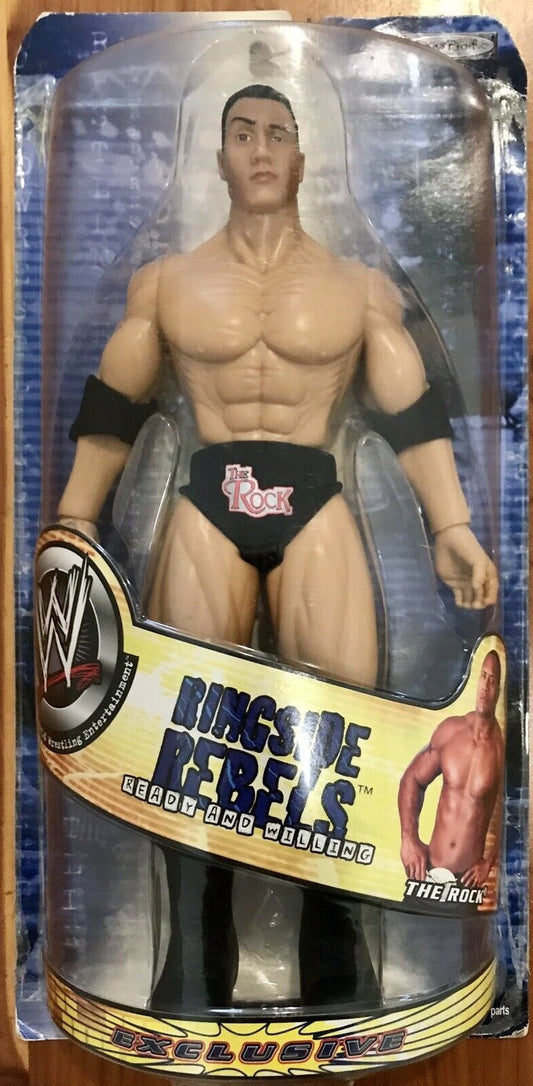 2002 WWE Jakks Pacific 12" Ringside Rebels Series 4 "Ready and Willing" The Rock