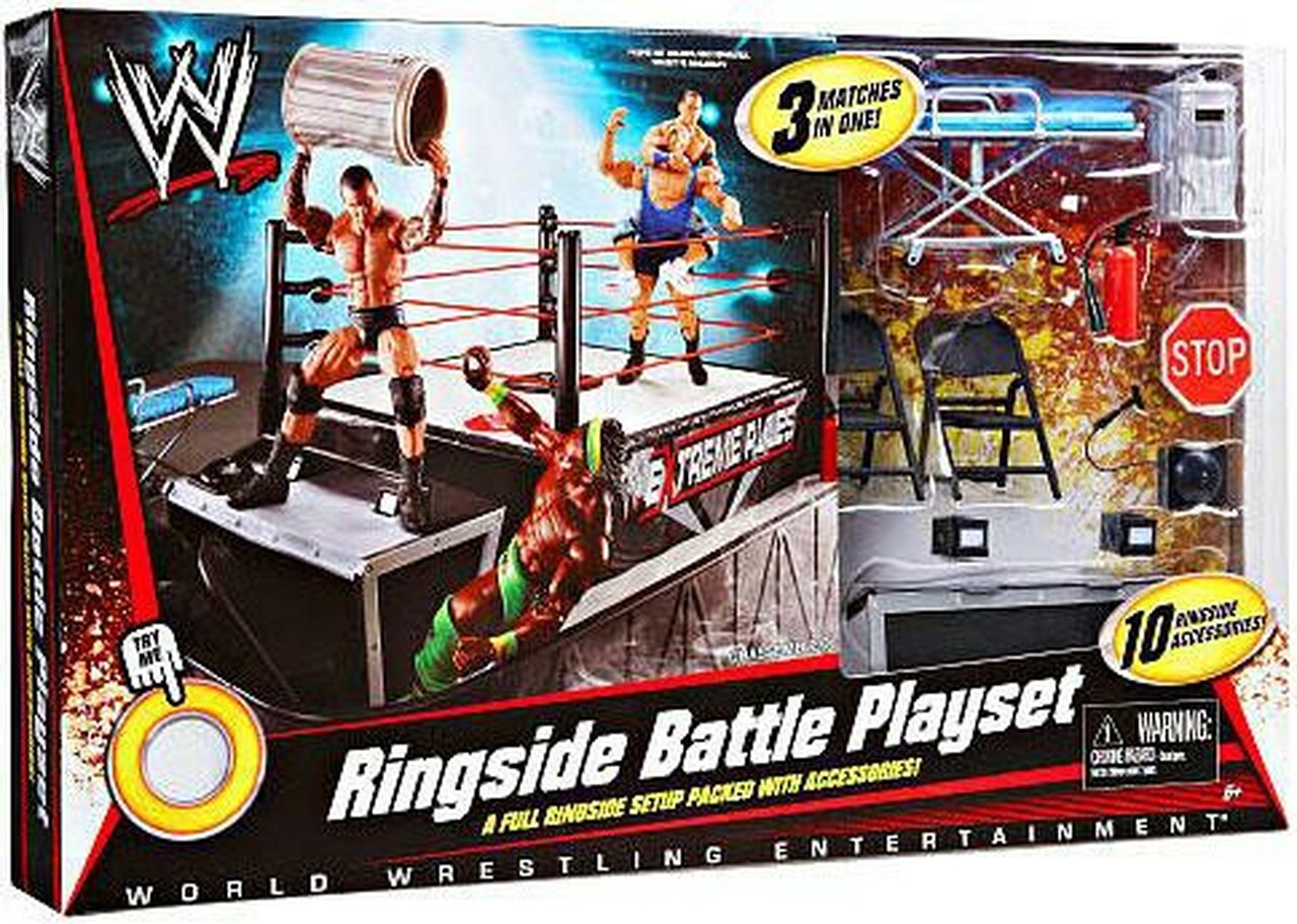 2010 WWE Mattel Basic Ringside Battle Playset Wrestling Figure Database