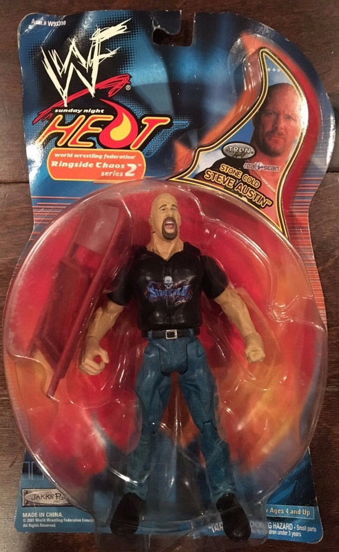 2000 WWF Jakks Pacific Titantron Live Ringside Chaos Series 2 Stone Cold Steve Austin