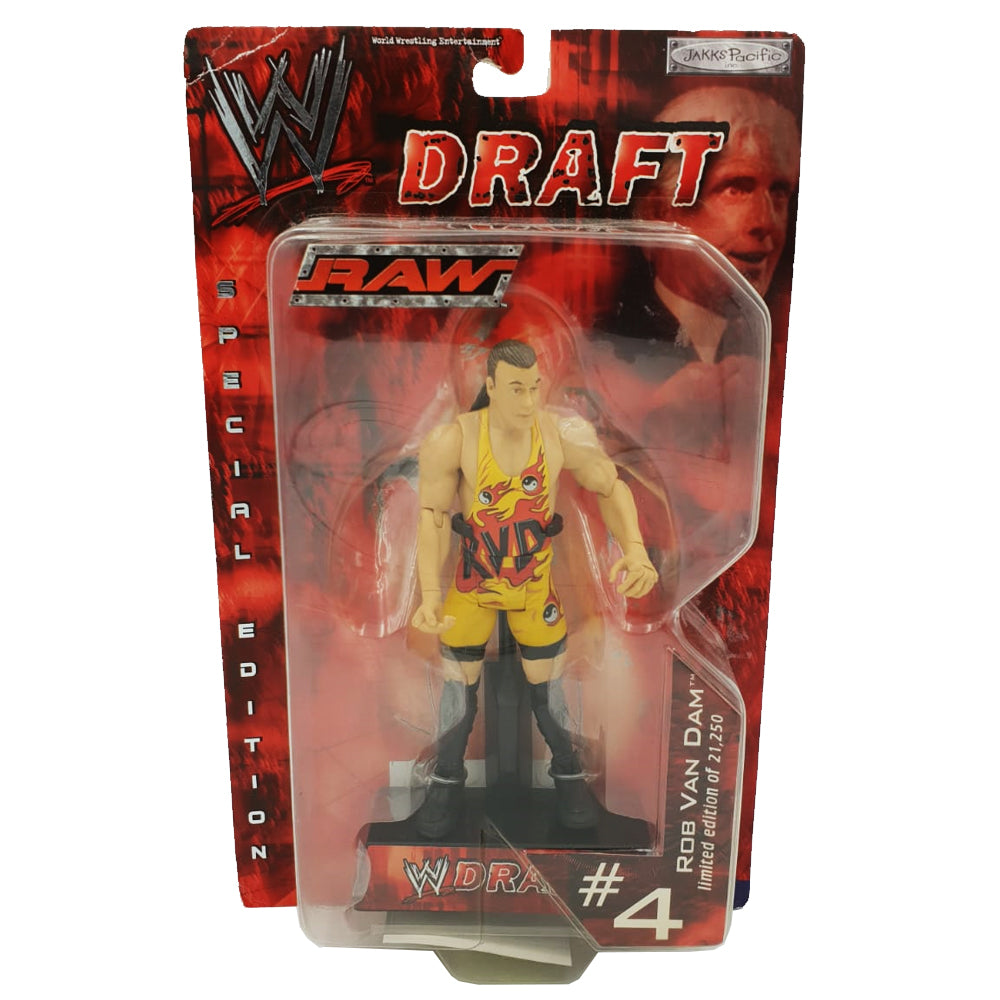 2002 WWE Jakks Pacific Raw Draft R-3 Tech Rob Van Dam