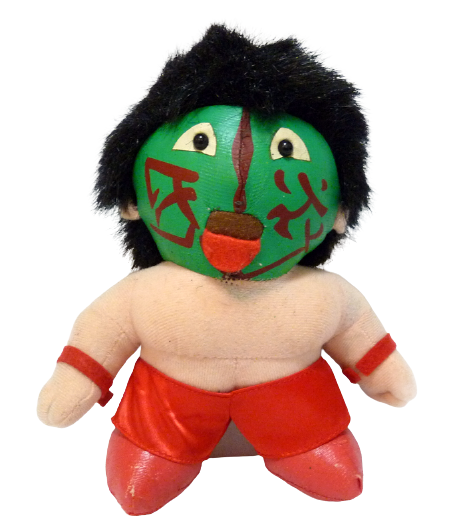 Roller Tron Wrestlefest Pro-Wrestling Plush Wrestlers Series 1 Great Muta [With Green Facepant]