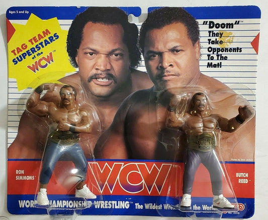 1990 WCW Galoob Series 1 Doom: Ron Simmons & Butch Reed