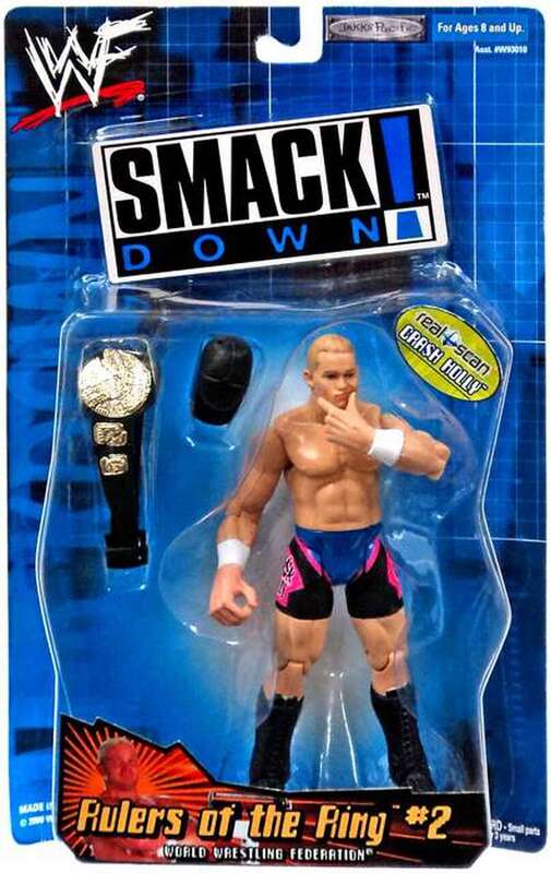 2000 WWF Jakks Pacific Titantron Live Rulers of the Ring Series 2 Crash Holly [With Black Hat]