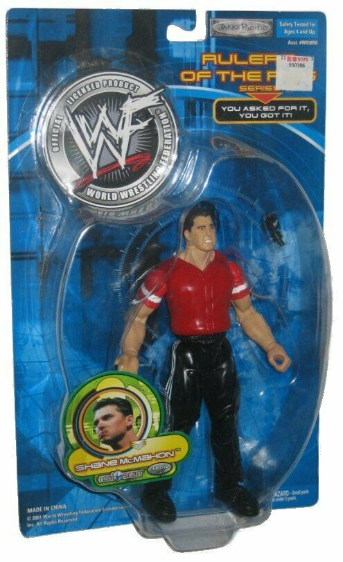 2001 WWF Jakks Pacific Titantron Live Rulers of the Ring Series 4 Shane McMahon
