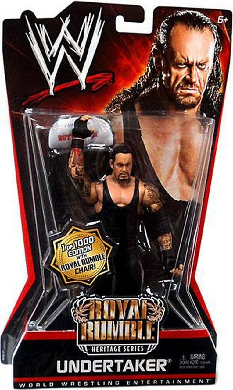 2010 WWE Mattel Basic Royal Rumble Heritage Series 2 Undertaker [Chase]