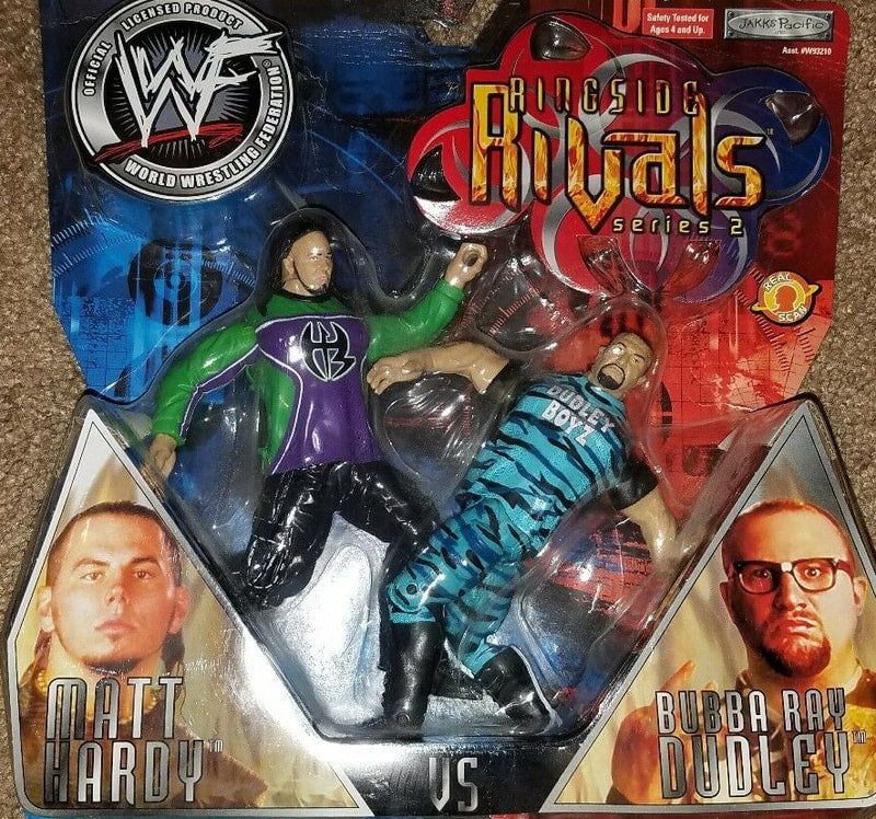 2001 WWF Jakks Pacific Titantron Live Ringside Rivals Series 2 Matt Hardy vs. Bubba Ray Dudley