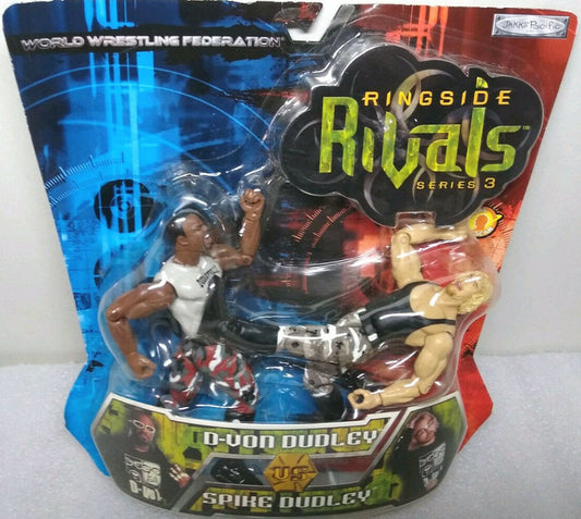 2002 WWF Jakks Pacific Titantron Live Ringside Rivals Series 3 D-Von Dudley vs. Spike Dudley