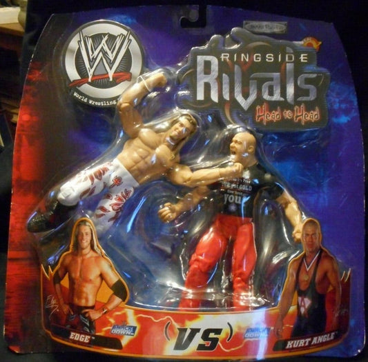2003 WWE Jakks Pacific Titantron Live Ringside Rivals Series 6 "Head to Head" Edge vs. Kurt Angle