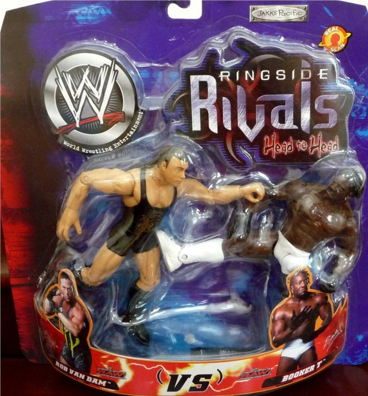 2003 WWE Jakks Pacific Titantron Live Ringside Rivals Series 6 "Head to Head" Rob Van Dam vs. Booker T