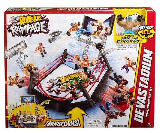 2013 WWE Mattel Rumblers Rampage Devastadium Transforming Playset [With Rey Mysterio]