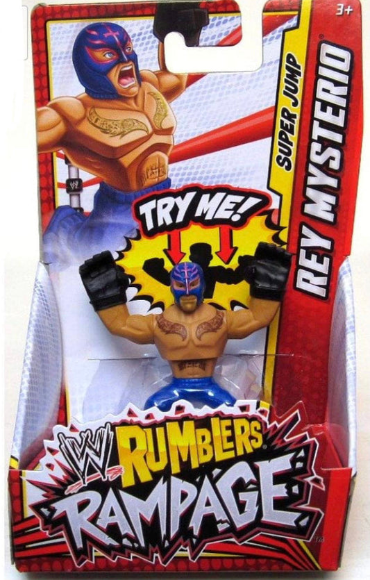 2013 WWE Mattel Rumblers Rampage Rey Mysterio [With Blue Pants]