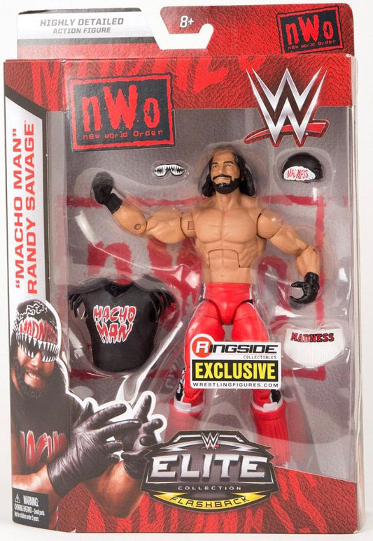 2016 WWE Mattel Elite Collection Ringside Exclusive "nWo Wolfpack" "Macho Man" Randy Savage