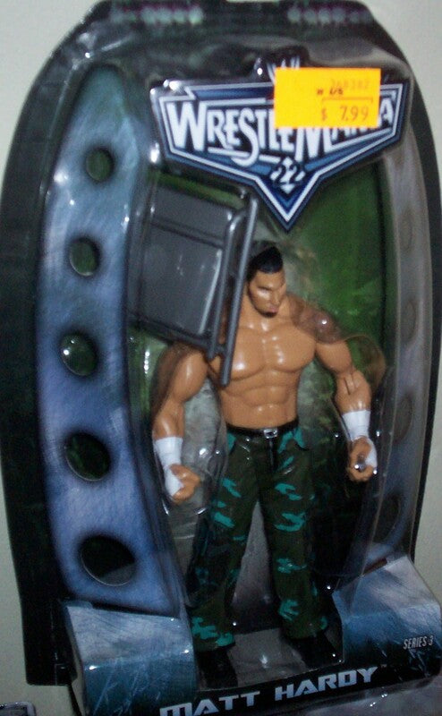 2006 WWE Jakks Pacific Ruthless Aggression Road to WrestleMania 22 Series 3 Matt Hardy