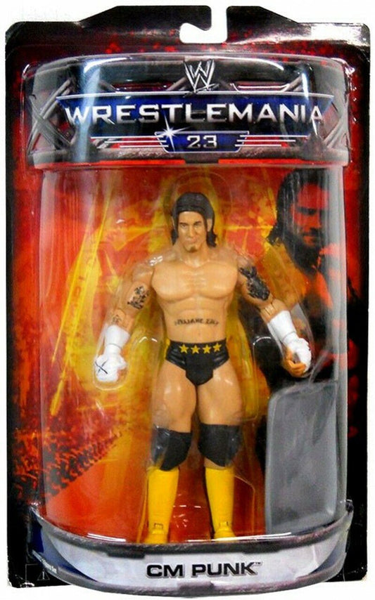 2007 WWE Jakks Pacific Ruthless Aggression Road to WrestleMania 23 Series 3 CM Punk