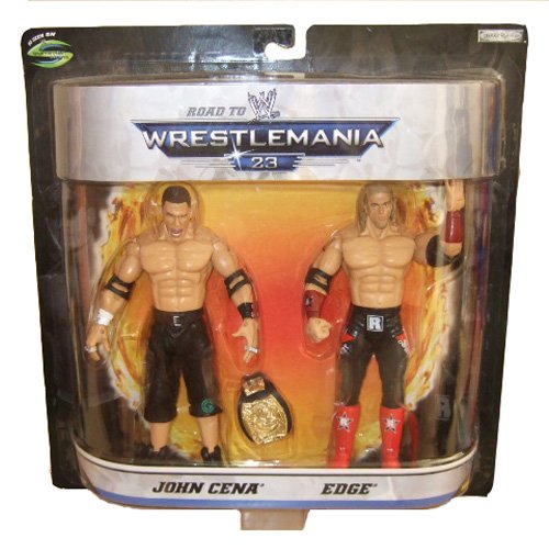 2006 WWE Jakks Pacific Ruthless Aggression Road to WrestleMania 23 2-Packs Series 1: John Cena & Edge