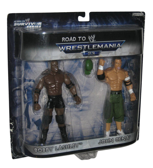 2007 WWE Jakks Pacific Ruthless Aggression Road to WrestleMania 23 2-Packs Series 2: Bobby Lashley & John Cena