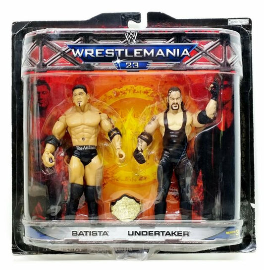 2007 WWE Jakks Pacific Ruthless Aggression Road to WrestleMania 23 2-Packs Series 3: Batista & Undertaker