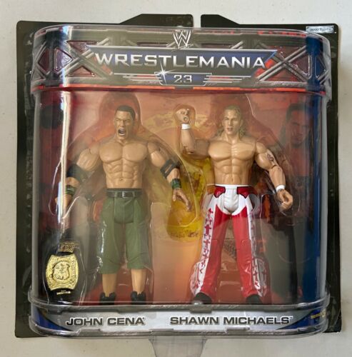 2007 WWE Jakks Pacific Ruthless Aggression Road to WrestleMania 23 2-Packs Series 3: John Cena & Shawn Michaels
