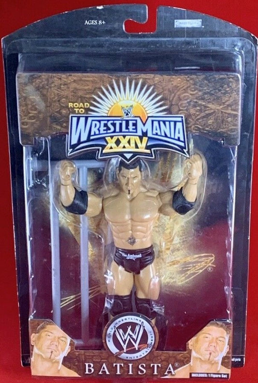 2008 WWE Jakks Pacific Ruthless Aggression Road to WrestleMania XXIV Series 1 Batista