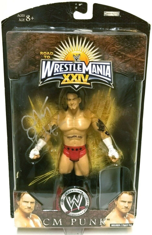 2008 WWE Jakks Pacific Ruthless Aggression Road to WrestleMania XXIV Series 2 CM Punk