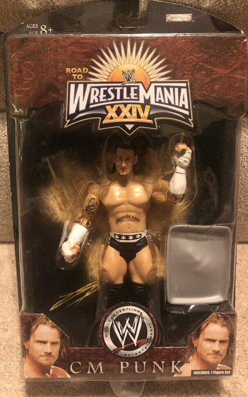 2008 WWE Jakks Pacific Ruthless Aggression Road to WrestleMania XXIV Series 3 CM Punk
