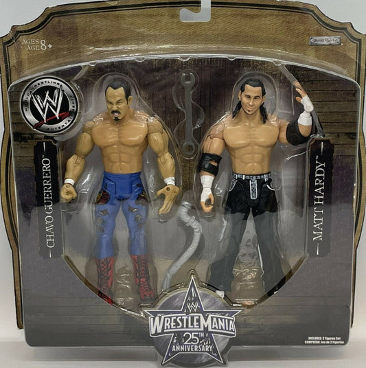 2009 WWE Jakks Pacific Ruthless Aggression WrestleMania 25th Anniversary 2-Packs Series 1: Chavo Guerrero & Matt Hardy