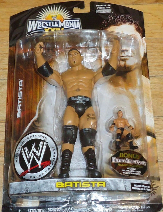 2008 WWE Jakks Pacific Ruthless Aggression Road to WrestleMania XXIV "Best Of WrestleMania" Batista