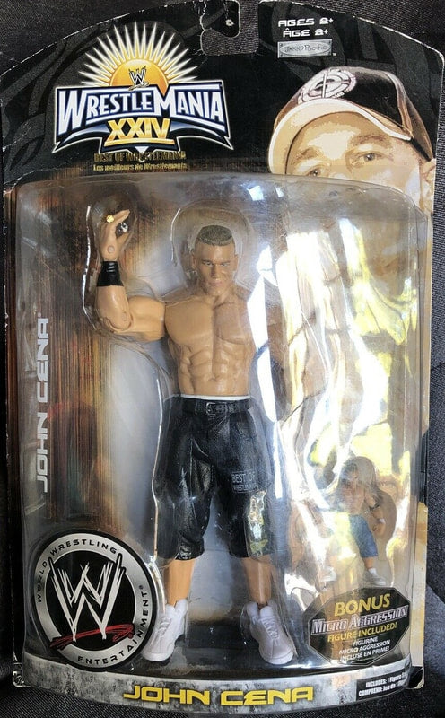 2008 WWE Jakks Pacific Ruthless Aggression Road to WrestleMania XXIV "Best Of WrestleMania" John Cena
