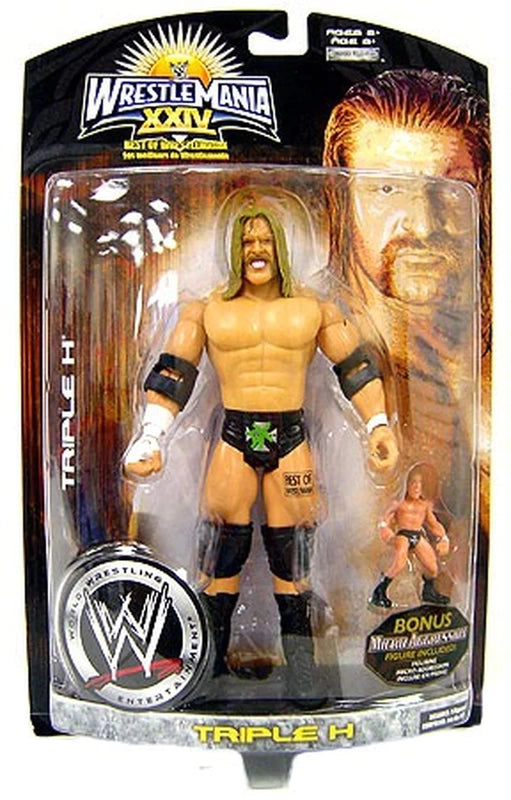 2008 WWE Jakks Pacific Ruthless Aggression Road to WrestleMania XXIV "Best Of WrestleMania" Triple H