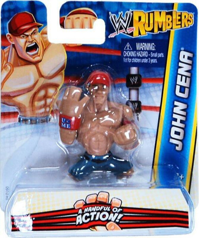 2012 WWE Mattel Rumblers Series 2 John Cena [With Jean Jorts]