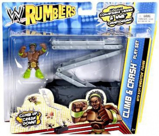 2012 WWE Mattel Rumblers Series 2 Climb & Crash Playset [With Kofi Kingston]