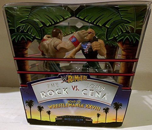 2012 WWE Mattel Rumblers Road to WrestleMania XXVIII: The Rock vs. John Cena [Exclusive]