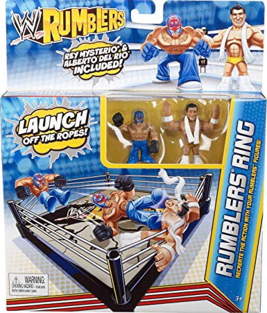 2012 WWE Mattel Rumblers Series 2 Rumblers Series Ring [With Rey Mysterio & Alberto Del Rio]