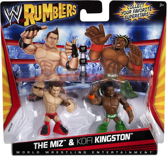 2011 WWE Mattel Rumblers Series 1 The Miz & Kofi Kingston