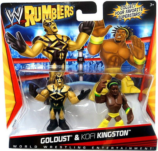 2011 WWE Mattel Rumblers Series 1 Goldust & Kofi Kingston