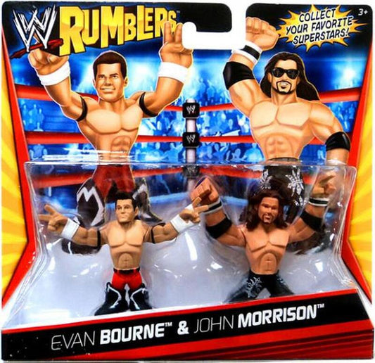 2011 WWE Mattel Rumblers Series 1 Evan Bourne & John Morrison