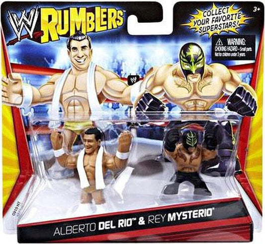 2011 WWE Mattel Rumblers Series 1 Alberto Del Rio & Rey Mysterio