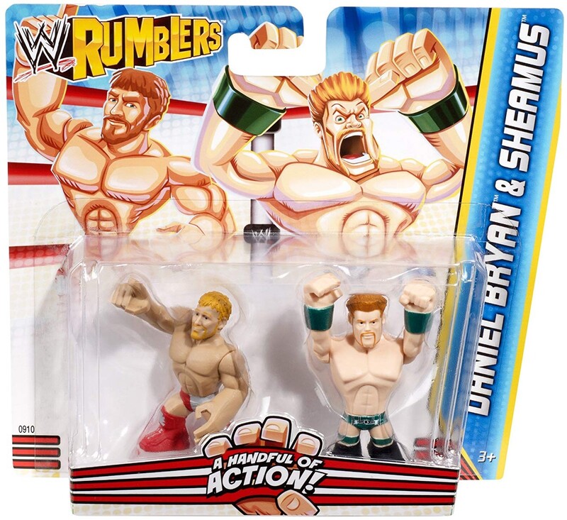 2012 WWE Mattel Rumblers Series 2 Daniel Bryan & Sheamus