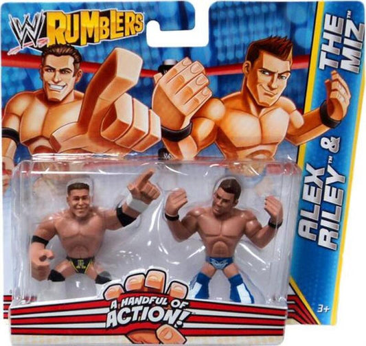 2012 WWE Mattel Rumblers Series 2 Alex Riley & The Miz