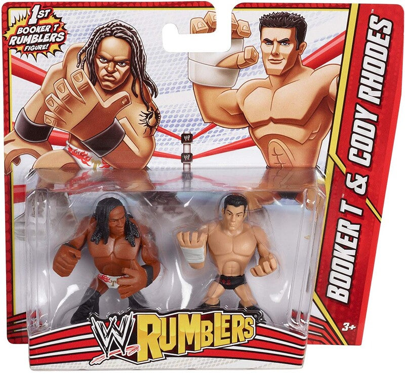 2013 WWE Mattel Rumblers Series 3 Booker T & Cody Rhodes