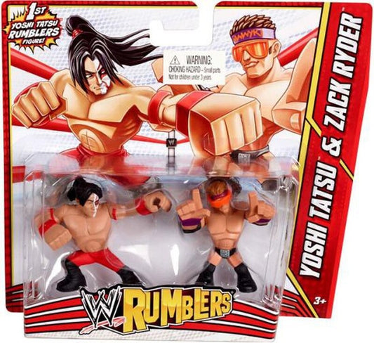 2013 WWE Mattel Rumblers Series 3 Yoshi Tatsu & Zack Ryder
