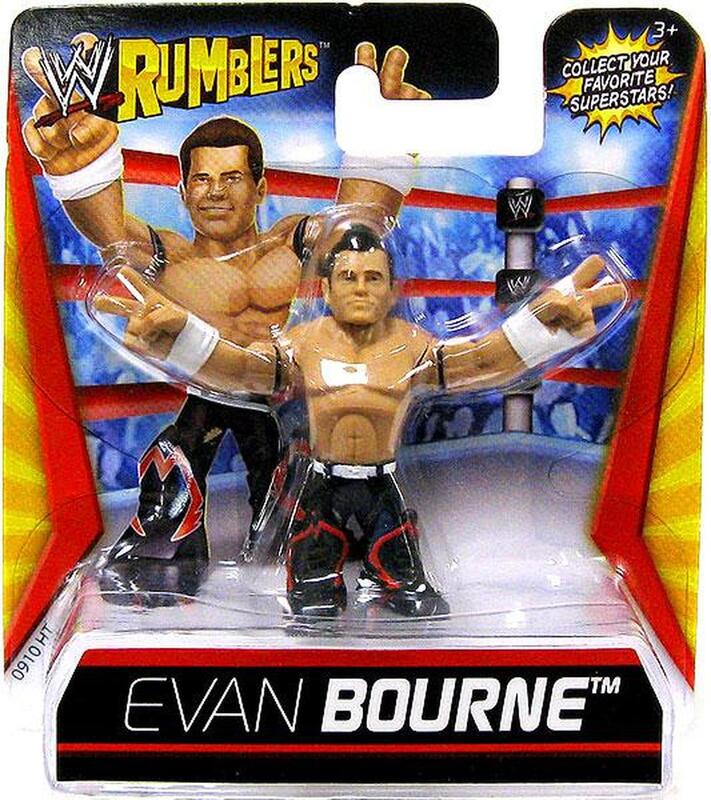 2011 WWE Mattel Rumblers Series 1 Evan Bourne