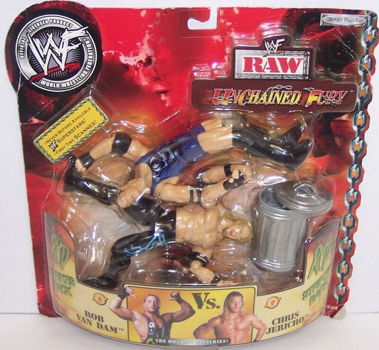 2002 WWF Jakks Pacific Titantron Live Unchained Fury 2-Packs: Rob Van Dam vs. Chris Jericho