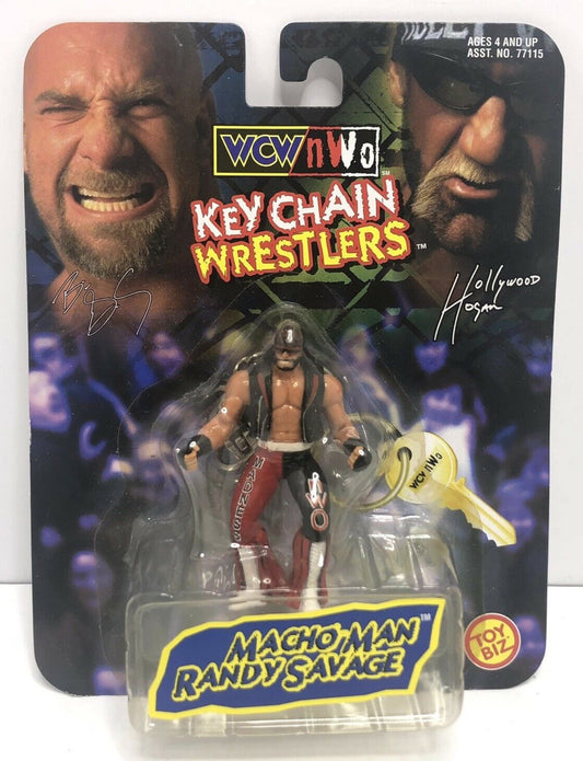 1998 WCW Toy Biz Keychain Wrestlers Macho Man Randy Savage