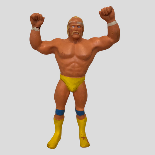 1985 WWF LJN Wrestling Superstars Bendies Wrestling Rings & Playsets: Cage Match Challenge [With Hulk Hogan]
