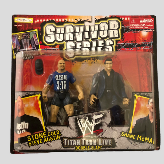 2000 WWF Jakks Pacific Titantron Live Double Slam Series 1: Stone Cold Steve Austin & Shane McMahon