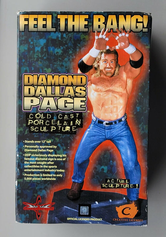 1999 WCW Creative Licenses Diamond Dallas Page Cold Cast Porcelain Sculpture