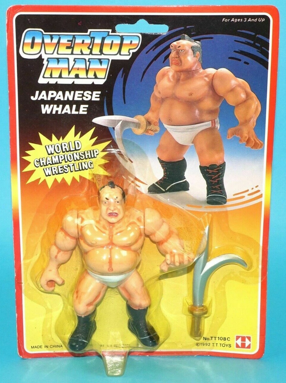 1992 T.T. Toys OverTop Man Japanese Whale